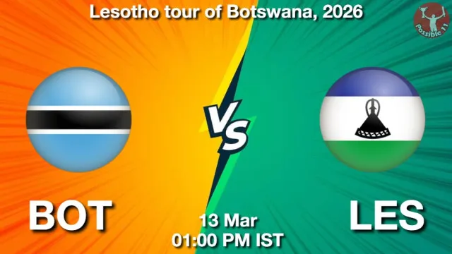 BOT vs LES ड्रीम11 भविष्यवाणी, फैंटेसी क्रिकेट टीम - 13 मार्च 2026