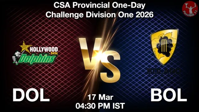 DOL vs BOL ड्रीम11 भविष्यवाणी, फैंटेसी क्रिकेट टीम - 17 मार्च 2026
