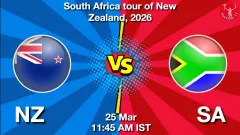 NZ vs SA Match Result
