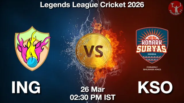 ING vs KSO ड्रीम11 भविष्यवाणी, फैंटेसी क्रिकेट टीम - 26 मार्च 2026