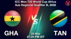 GHA vs TAN Match Result