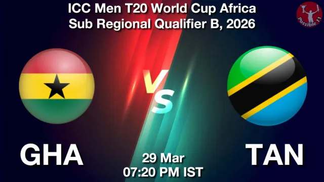 GHA vs TAN ड्रीम11 भविष्यवाणी, फैंटेसी क्रिकेट टीम - 29 मार्च 2026