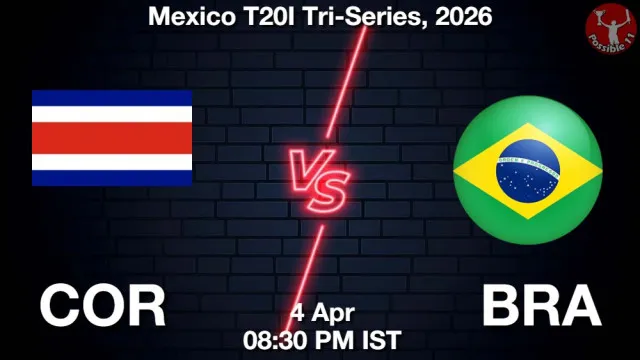 COR vs BRA ड्रीम11 भविष्यवाणी, फैंटेसी क्रिकेट टीम - 04 अप्रैल 2026