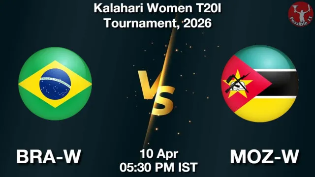 BRA-W vs MOZ-W ड्रीम11 भविष्यवाणी, फैंटेसी क्रिकेट टीम - 10 अप्रैल 2026