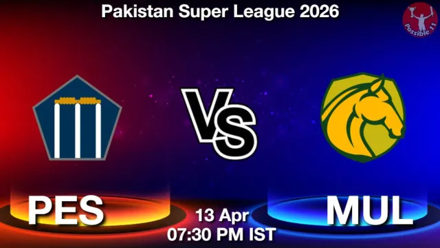 PES vs MUL ड्रीम11 भविष्यवाणी, फैंटेसी क्रिकेट टीम - 13 अप्रैल 2026
