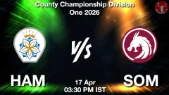 HAM vs SOM Match Result