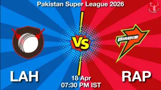 LAH vs RAP Dream11 Prediction