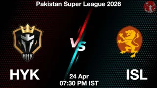 HYK vs ISL Dream11 Prediction