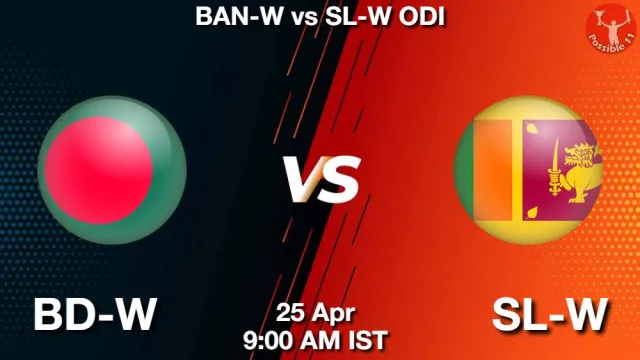 BD-W vs SL-W ड्रीम11 भविष्यवाणी, फैंटेसी क्रिकेट टीम - 25 अप्रैल 2026