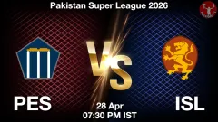 PES vs ISL Match Result