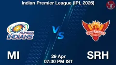 MI vs SRH Match Result
