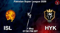 ISL vs HYK Match Preview, Picture
