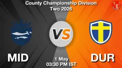 MID vs DUR Match Preview, Picture