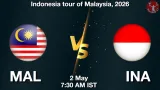 MAL vs INA