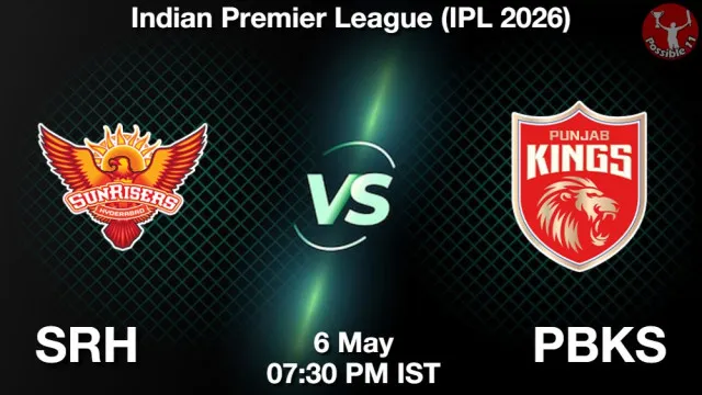 SRH vs PBKS Match Previews and Cricket Tips