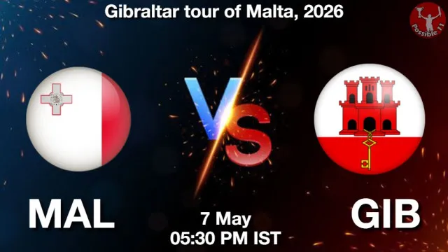 MAL vs GIB Match Previews and Cricket Tips