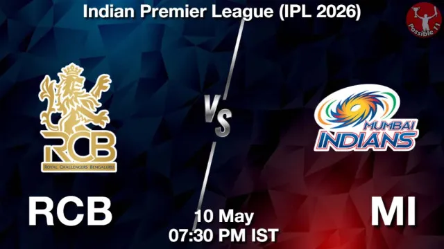 RCB vs MI Match Previews and Cricket Tips