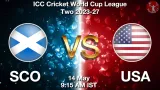 SCO vs USA Dream11 Prediction, Preview & Updates - <small>Thu, 14 May 09:15 AM IST</small>
