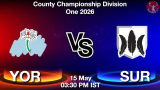 YOR vs SUR - County Championship