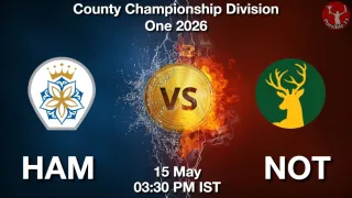 HAM vs NOT - County Championship