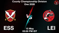 ESS vs LEI Match Preview, Picture