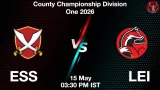 ESS vs LEI Dream11 Prediction, Preview & Updates - <small>Fri, 15 May 03:30 PM IST</small>