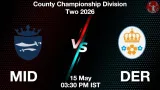 MID vs DER Dream11 Prediction, Preview & Updates - <small>Fri, 15 May 03:30 PM IST</small>