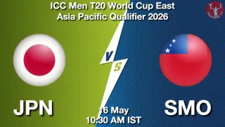 JPN vs SMO - ICC Men