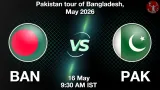 BAN vs PAK Dream11 Prediction, Preview & Updates - <small>Sat, 16 May 09:30 AM IST</small>