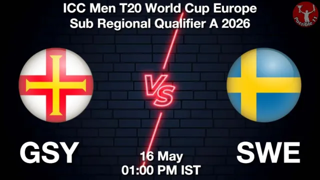 GSY vs SWE Match Previews and Cricket Tips