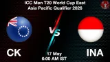 CK vs INA Dream11 Prediction, Preview & Updates - <small>Sun, 17 May 06:00 AM IST</small>