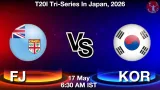 FJ vs KOR Dream11 Prediction, Preview & Updates - <small>Sun, 17 May 06:30 AM IST</small>