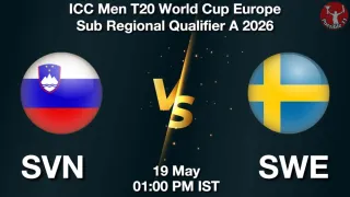 SVN vs SWE - ICC Men