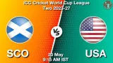SCO vs USA Dream11 Prediction, Preview & Updates - <small>Wed, 20 May 09:15 AM IST</small>
