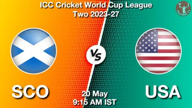 SCO vs USA Match Previews and Cricket Tips