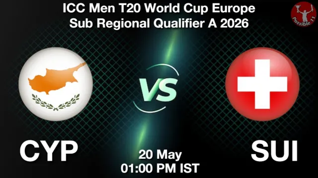 CYP vs SUI Match Previews and Cricket Tips