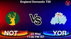 NOT vs YOR Match Preview, Picture