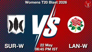 SUR-W vs LAN-W - Womens T20