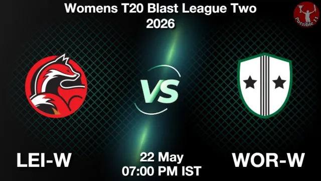 LEI-W vs WOR-W Match Previews and Cricket Tips