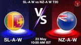 SL-A-W vs NZ-A-W Dream11 Prediction - <small>Sat, 23 May 10:00 AM IST</small>