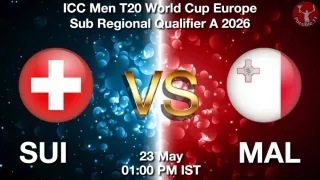 SUI vs MAL - ICC Men