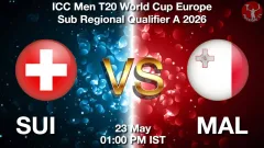 SUI vs MAL Match Preview, Picture