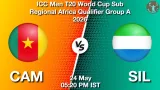 CAM vs SIL Dream11 Prediction, Preview & Updates - <small>Sun, 24 May 05:20 PM IST</small>