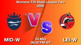 MID-W vs LEI-W - Womens T20