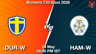 DUR-W vs HAM-W DUR-W vs HAM-W - Womens T20