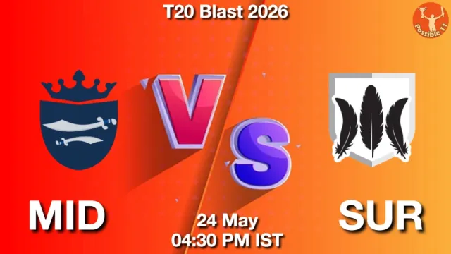 MID vs SUR Match Previews and Cricket Tips