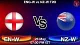 EN-W vs NZ-W Dream11 Prediction - <small>Mon, 25 May 07:00 PM IST</small>