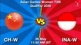 CH-W vs INA-W Dream11 Prediction - <small>Tue, 26 May 11:30 AM IST</small>
