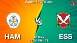 HAM vs ESS Dream11 Prediction, Preview & Updates - <small>Tue, 26 May 11:30 PM IST</small>