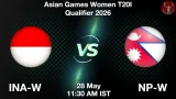 INA-W vs NP-W Dream11 Prediction - <small>Thu, 28 May 11:30 AM IST</small>